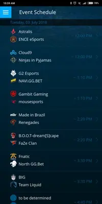 ESL Event android App screenshot 4